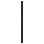 Metal Replace Headboard Black 107 cm