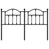 Metal Replace Headboard Black 135 cm