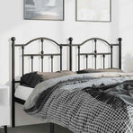 Metal Replace Headboard Black 135 cm