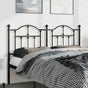 Metal Replace Headboard Black 135 cm