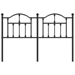 Metal Replace Headboard Black 150 cm
