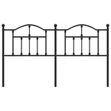 Metal Replace Headboard Black 180 cm