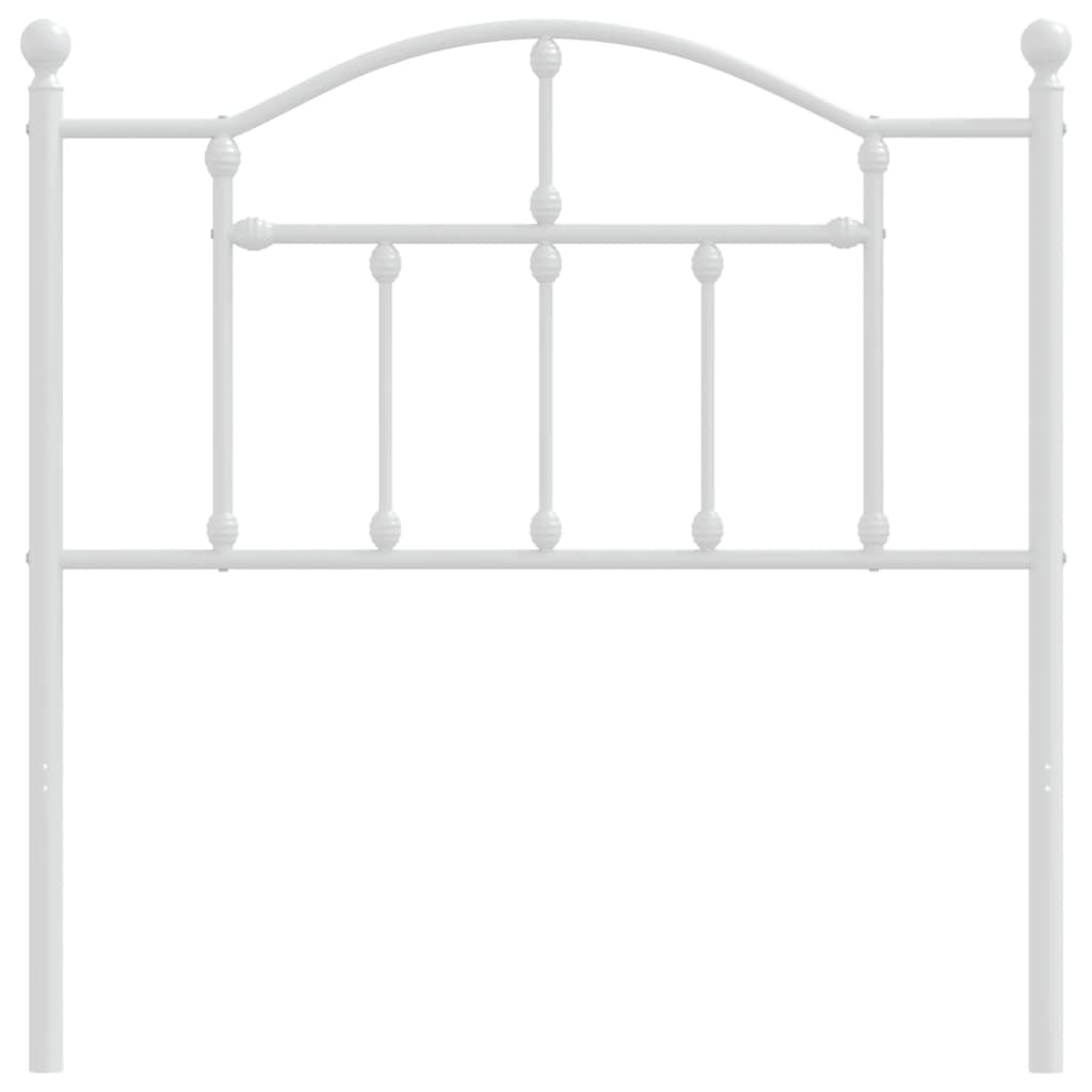 Metal Replace Headboard White 90 cm