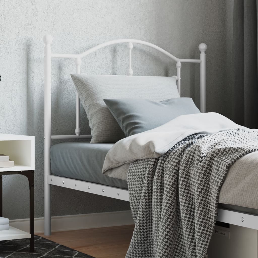 Metal Replace Headboard White 90 cm