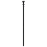 Metal Replace Headboard Black 90 cm