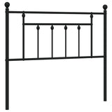 Metal Replace Headboard Black 107 cm