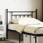 Metal Replace Headboard Black 107 cm