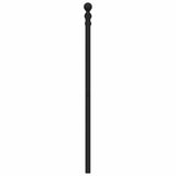 Metal Replace Headboard Black 150 cm