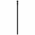 Metal Replace Headboard Black 150 cm
