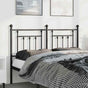 Metal Replace Headboard Black 150 cm