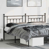 Metal Replace Headboard Black 180 cm