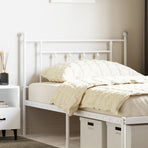 Metal Replace Headboard White 107 cm