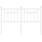 Metal Replace Headboard White 135 cm
