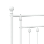 Metal Replace Headboard White 135 cm