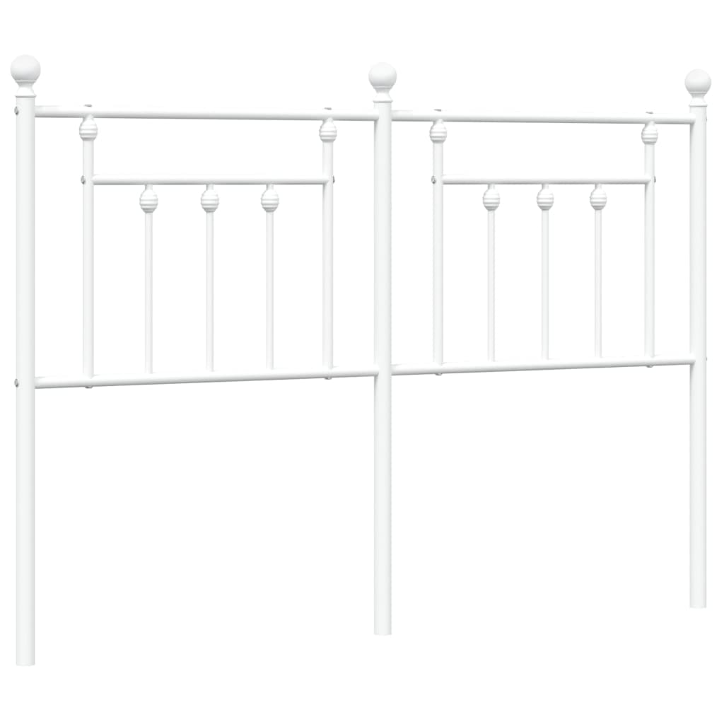 Metal Replace Headboard White 150 cm