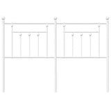 Metal Replace Headboard White 150 cm - Top-Down View