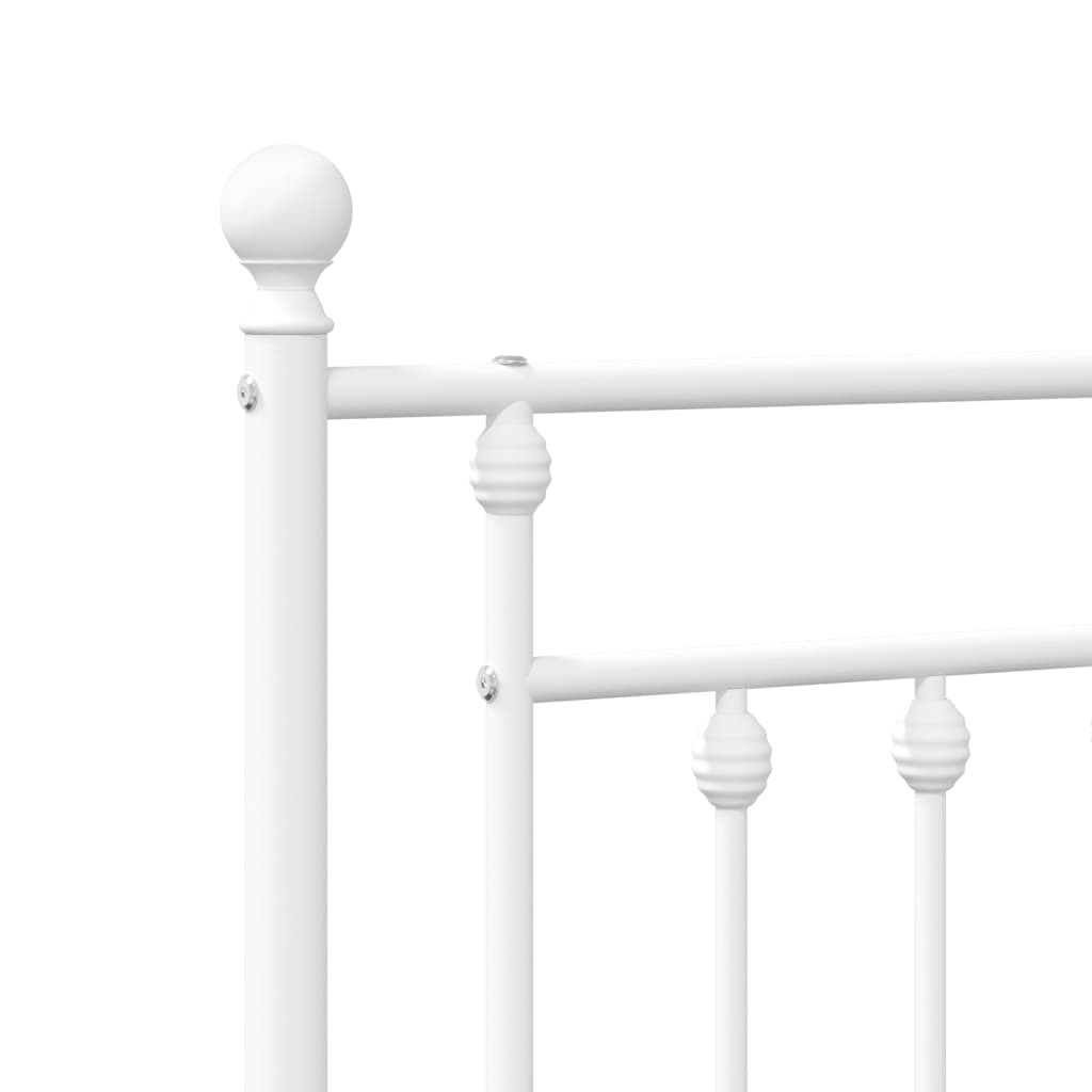 Metal Replace Headboard White 150 cm