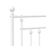 Metal Replace Headboard White 150 cm