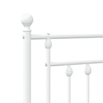 Metal Replace Headboard White 150 cm