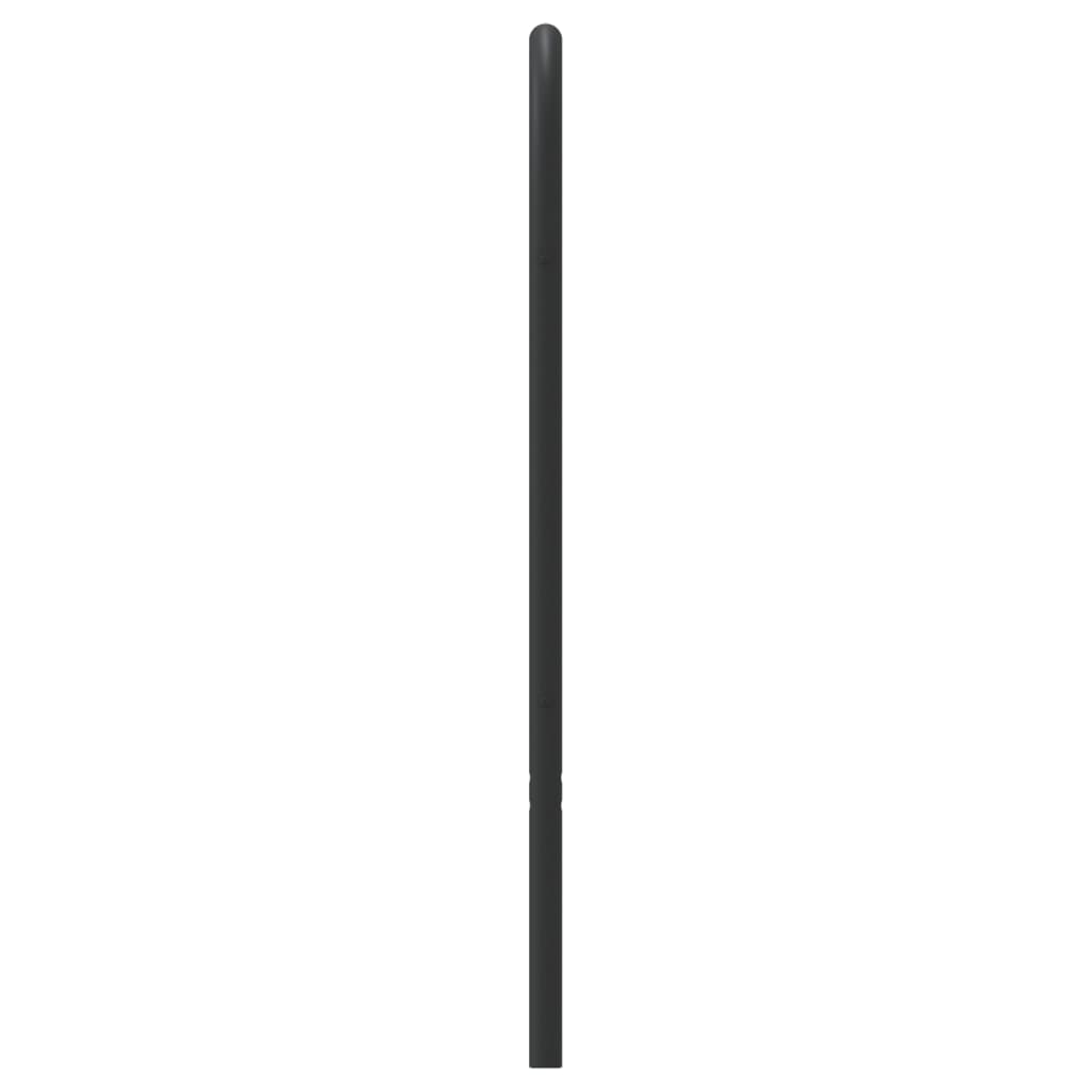 Metal Replace Headboard Black 90 cm