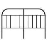 Metal Replace Headboard Black 135 cm
