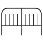 Metal Replace Headboard Black 135 cm
