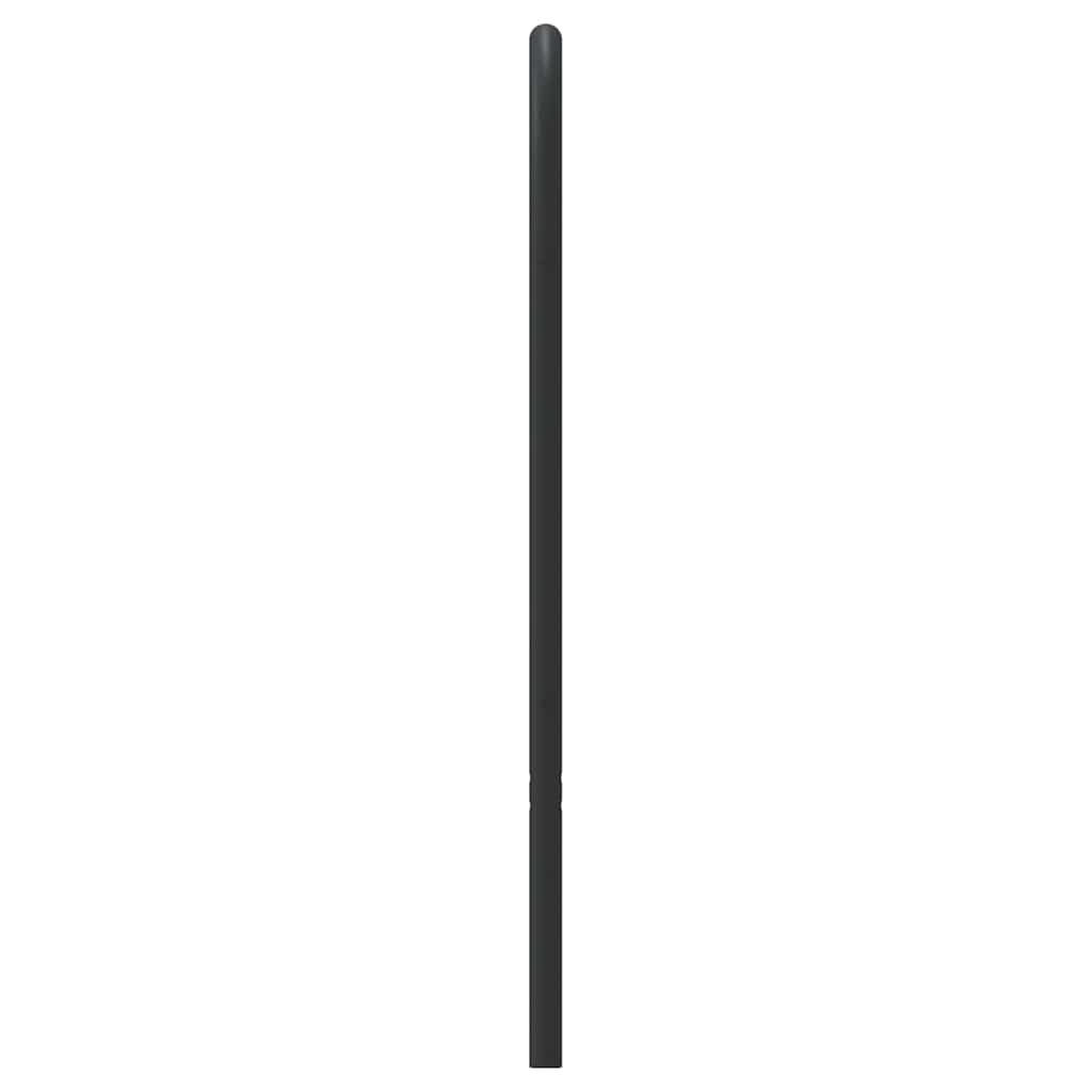 Metal Replace Headboard Black 135 cm