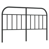 Metal Replace Headboard Black 150 cm