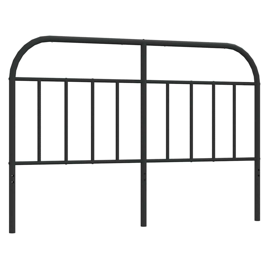 Metal Replace Headboard Black 150 cm