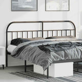 Metal Replace Headboard Black 180 cm