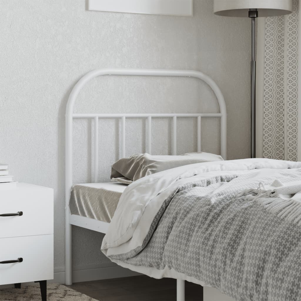 Metal Replace Headboard White 90 cm