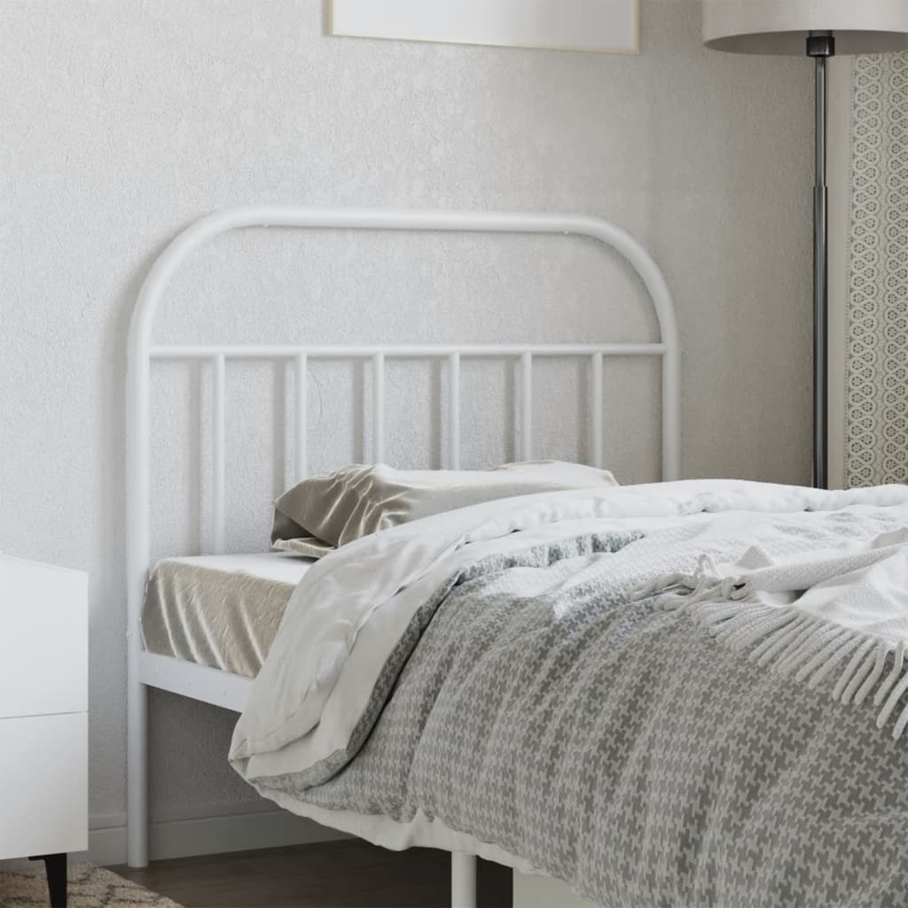 Metal Replace Headboard White 107 cm