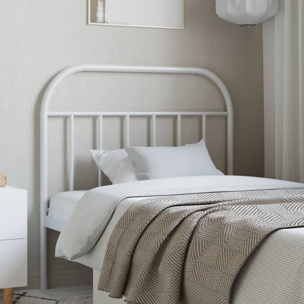 Metal Replace Headboard White 107 cm