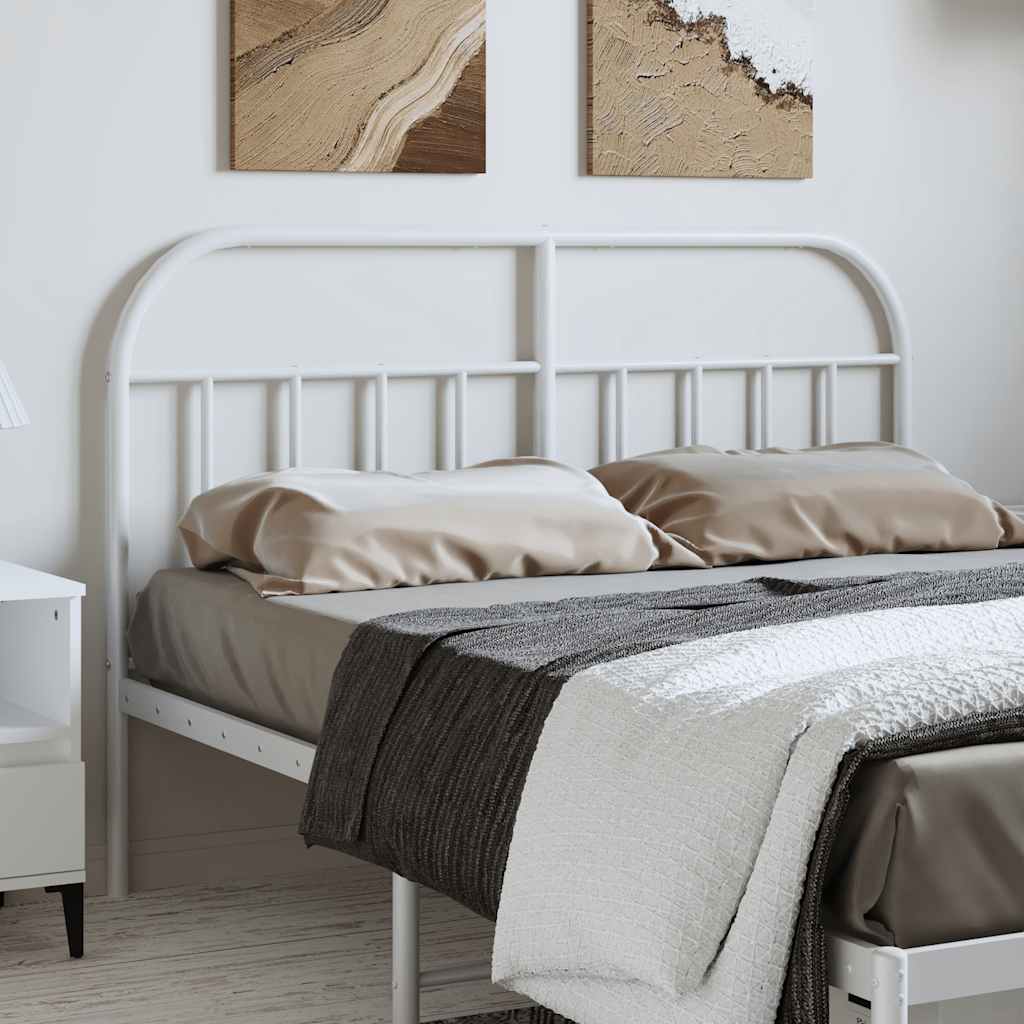 Metal Replace Headboard White 150 cm