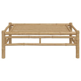 Garden Coffee Table 100x55x33 cm Bamboo - Side View