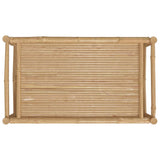 Garden Coffee Table 100x55x33 cm Bamboo - 45-Degree Angle