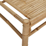 Garden Coffee Table 100x55x33 cm Bamboo - Rear View