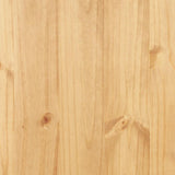 Highboard Corona Brown 112x43x196 cm Solid Wood Mexican Pine - Extra Image