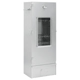 BBQ Oven Smoker with Wood Chips 44.5x29x110 cm Galvanised Steel