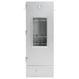 BBQ Oven Smoker with Wood Chips 44.5x29x110 cm Galvanised Steel