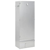 BBQ Oven Smoker with Wood Chips 44.5x29x110 cm Galvanised Steel