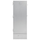 BBQ Oven Smoker with Wood Chips 44.5x29x110 cm Galvanised Steel - Top-Down View
