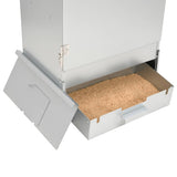 BBQ Oven Smoker with Wood Chips 44.5x29x110 cm Galvanised Steel - Extra Image