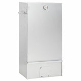 BBQ Oven Smoker with Wood Chips 44.5x29x83 cm Galvanised Steel - Front View
