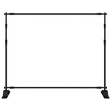 Backdrop Stand Black 254x243 cm Steel