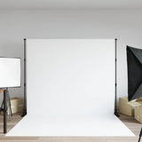 Backdrop Stand Black 254x243 cm Steel