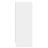 Sideboard White 91x28x75 cm Engineered Wood - Close-Up Angle