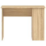 Desk Sonoma Oak 100x55x75 cm Engineered Wood - Top-Down View