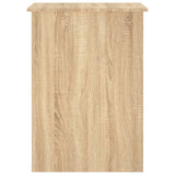 Desk Sonoma Oak 100x55x75 cm Engineered Wood - 45-Degree Angle
