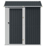 Garden Shed Anthracite 192x152.5x237 cm Galvanised Steel